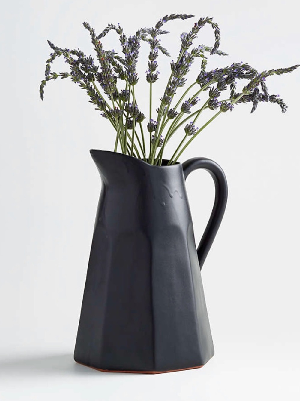 Black pitcher, Leanne Ford by Crate & Barrel